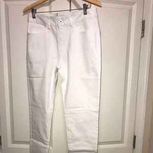 SIZE 32 White Men’s Designer Denim Skinny Jeans